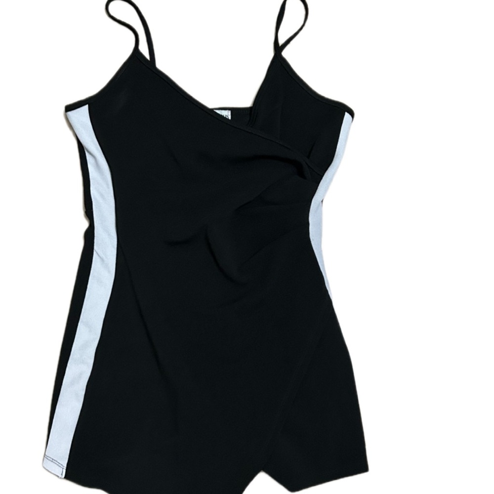 Almost Famous Black and White Bodysuit